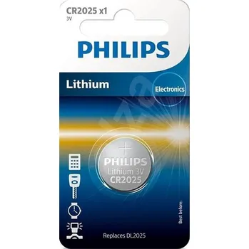 Cyklosvítilna PHILIPS - baterie CR2025 - L (3.00V) - blistr 2ks