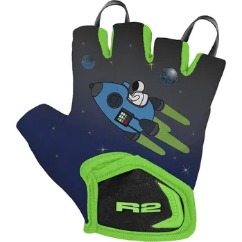 Cyklistické rukavice R2 - Rukavice dětské ATR08A3 VOSKA šedo/zelené