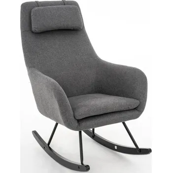Křeslo Houpací křeslo Galileo, středně šedá tkanina