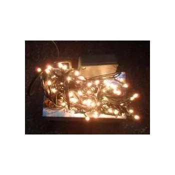 Vánoční dekorace VÁNOČNÍ OSVĚTLENÍ 100KS ŽÁROVKY - BÍLÉ,BLIKAČKY