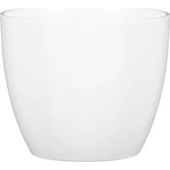 Obal na květináč Obal 920 Alaska bílý lesk 13 cm