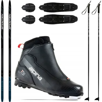 Běžky SPORTEN Perun Pro Skin se stoupacím pásem + vázání + boty Alpina T5 Plus + hole