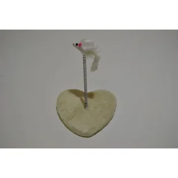 Škrabadlo pro kočky béžové srdce VVA370