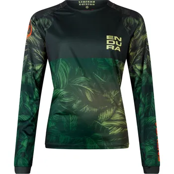 Cyklistické oblečení ENDURA - E6233GG dres dámský Tropical L/S Tee LTD ghillie green