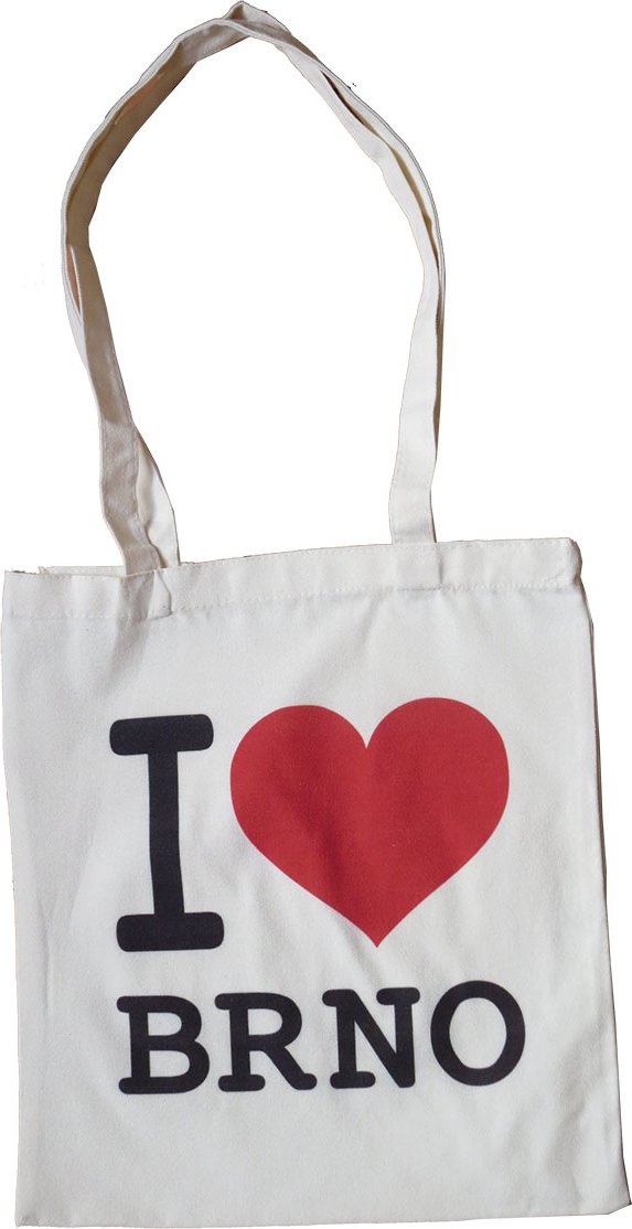 Taška I love Brno *bavlněná nákupní taška
