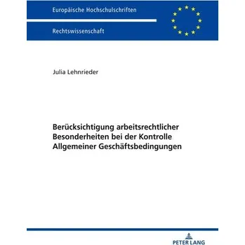 Berücksichtigung arbeitsrechtlicher Besonderheiten bei der Kontrolle Allgemeiner Geschäftsbedingungen - Lehnrieder, Julia