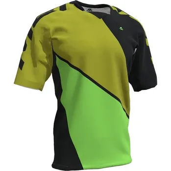 cyklistický dres MERIDA - Dres pánský GSG FREERIDE černo-zelený L