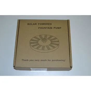 Technika k zahradnímu jezírku Solární fontánka do jezírka