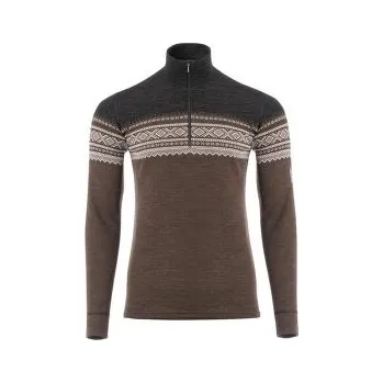 Pánská mikina Aclima DesignWool Marius Mock Neck Men Andersnatten hnědá M