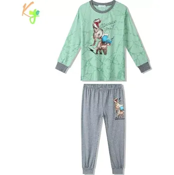 Chlapecké pyžamo Chlapecké bavlněné pyžamo Kugo MP5890 zelené