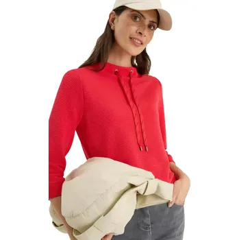 Dámská mikina Dámská mikina Cecil 324048 červená velikost XS