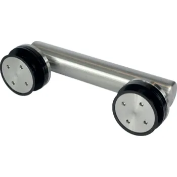 Zrcadlo Bodový úchyt (sklo - sklo 180°)