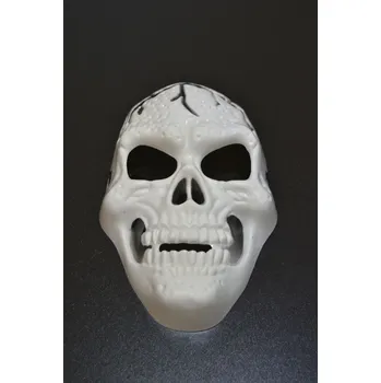 Karnevalová maska Plastová maska na obličej - kostra