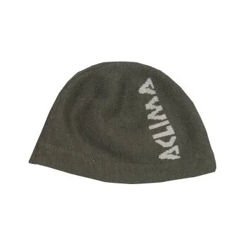 Čepice Aclima WarmWool Jib Beanie Olive Night zelená M