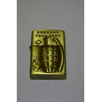 Benzínový zapalovač č. 92 - granát - grenade free zone