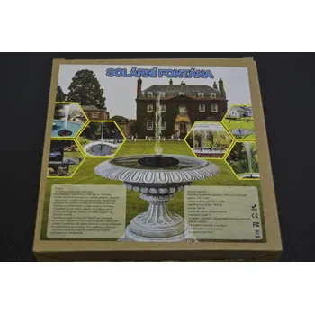 Fontána do jezírka Plovoucí zahradní solární fontána