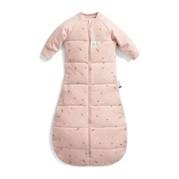 Dětský pokoj ERGOPOUCH Vak na spaní s rukávy organická bavlna Jersey Daisies 3-12 m, 6-10 kg, 2,5 tog