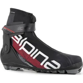 Běžkařské boty ALPINA - obuv N COMBI Black/white/red