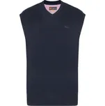 KAM svetr pánský KBS 56 vesta nadměrné velikosti 4XL tmavě modrá