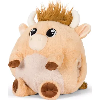 plyšák Cozy Noxxiez hřejivý plyšový polštář 3 v 1 – kráva vysokohorská