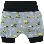 Šortky pre bábätká so žltými bagrami