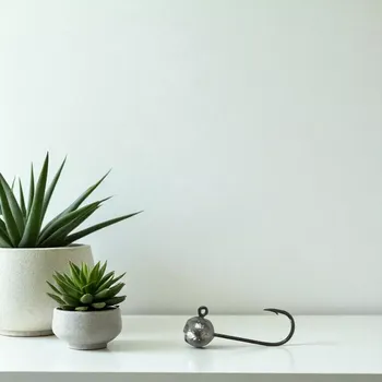 Rybářský háček RYVAFISHING-JIGOVÁ HLAVA KOULE 2G/HÁČEK KUMHO VEL.8