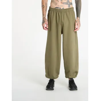 Tepláky Nike Solo Swoosh Men's Cuffed Fleece Pants Medium Olive/ Medium Olive/ White XL