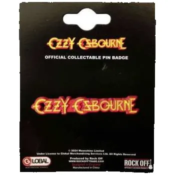 Merch Ozzy Osbourne: Ozzy Osbourne Pin Badge: Logo