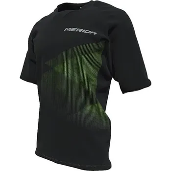 cyklistický dres MERIDA - Dres pánský GSG ENDURO černo-zelený L