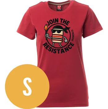 Tričko JOIN THE RESISTANCE - Bordeaux, dámské, S