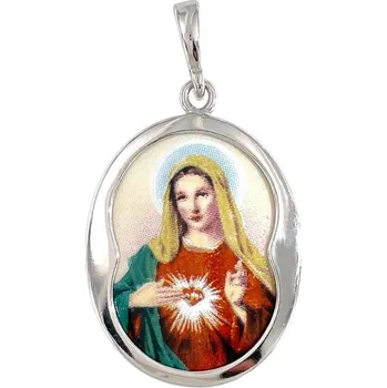 Přívěsek Přívěsek madonka červeno zelená 446759017