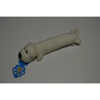 Hračka pro psa Hračka pro psy - plyšový pes SPIKE bílý 32 cm