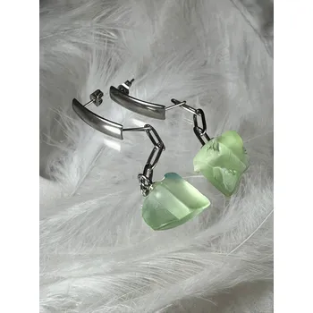 Náušnice Skleněné náušnice Nanovo - Jono