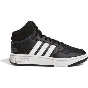 Chlapecká obuv Dětské Vysoké boty ADIDAS HOOPS MID 3.0 K GW0402 – Černá 35 1/2
