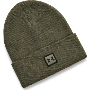 Čepice Pánská čepice Under Armour HALFTIME BEANIE zelená 1373155-390