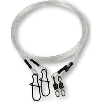 Effzett Mono Spin Leader Velikost 4, 0,90 mm 24 kg 55 cm 2 × 2 ks