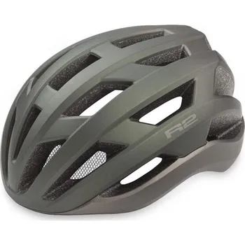 Cyklistická přilba R2 - Přilba ATH35J VERGE zelená,černá/metalická matná