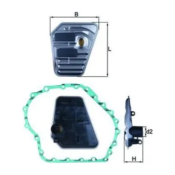 Hydraulický filtr KNECHT HX 167D Hydraulický filtr, automatická převodovka (HX167D)