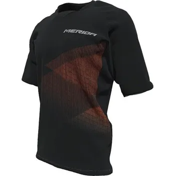 cyklistický dres MERIDA - Dres pánský GSG ENDURO černo-oranžový XXL