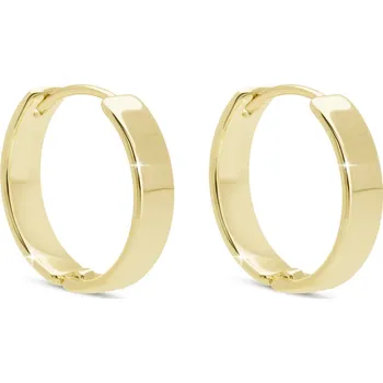 Náušnice Jednoduché hladké kruhové náušnice 3788