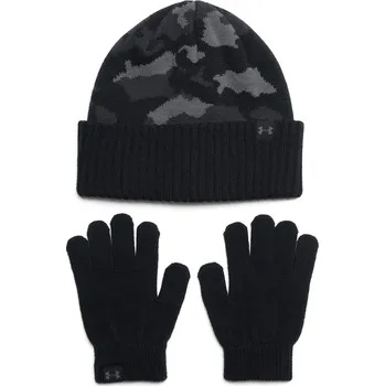 Čepice Dětská čepice Under Armour B BEANIE/GLOVE COMBO černá 1386641-001