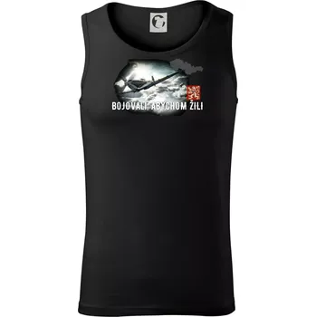 Bojovali, abychom žili - Tílko pánské Core - L ( Černá )