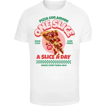 Pánské tričko Pánské tričko Pizza Amore Tee bílé Mister Tee bílá 3314546