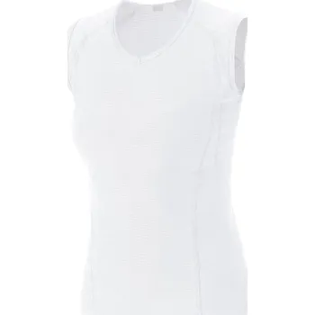 cyklistický dres GORE Cyklistické triko bez rukávů - M BL - bílá XS