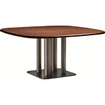 Kave Home Ořechový jídelní stůl Melvar 150 x 150 cm