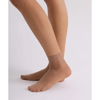 Dámské ponožky Ponožky z odolnější příze | nadotec STOPY | 12 DEN béžová - Béžová - UNI