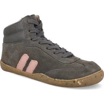 Dívčí zimní obuv Barefoot zimní boty bLIFESTYLE - wildbienenStyle anthrazit šedé Velikost: 37