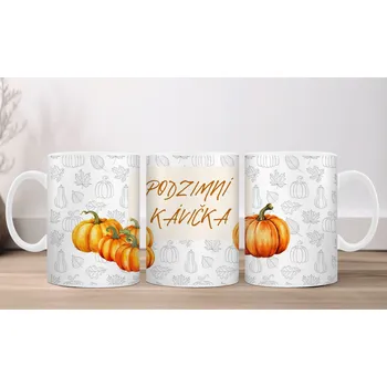 Hrnek 330ml, PODZIMNÍ KÁVIČKA, cena za 1 ks