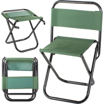 Potah na židli dobirkov.cz Turistická, rybářská židle, skládací rybářská židlička - zelená