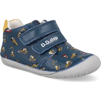 Dětská sportovní obuv Barefoot dětské kotníkové boty D.D.step S070-52480B modré Velikost: 25